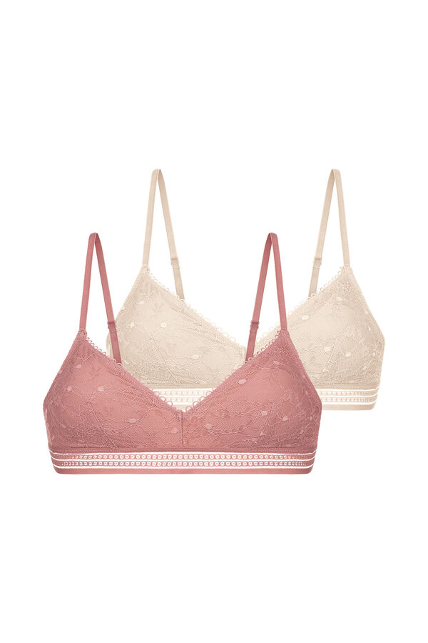 Dorina Sujetador bralette con relleno ligero rosa