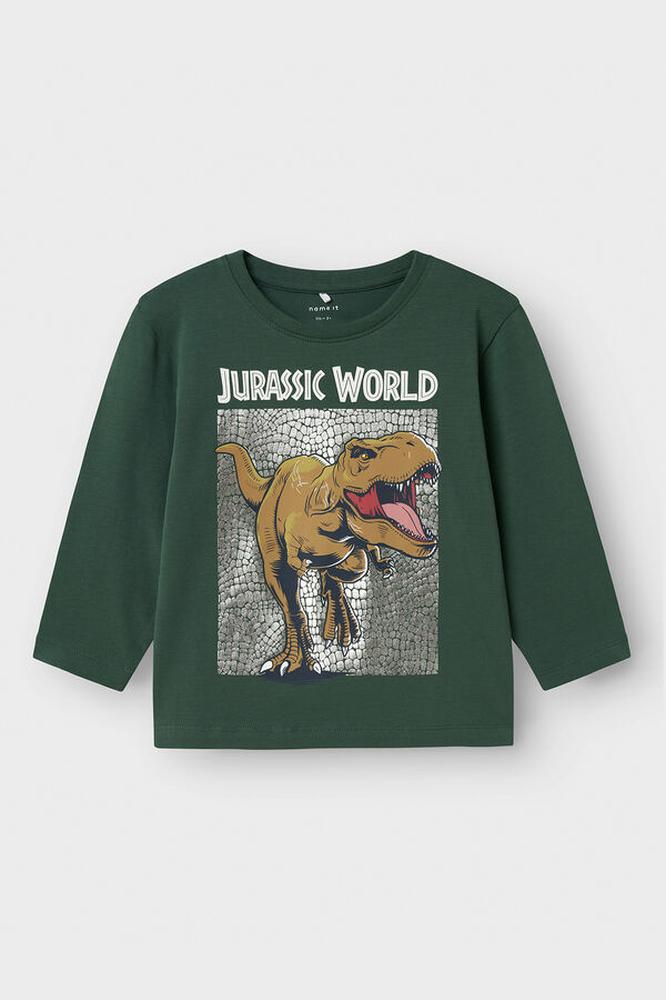 Name it Camiseta de Jurassic Park de ni&ntilde;o verde