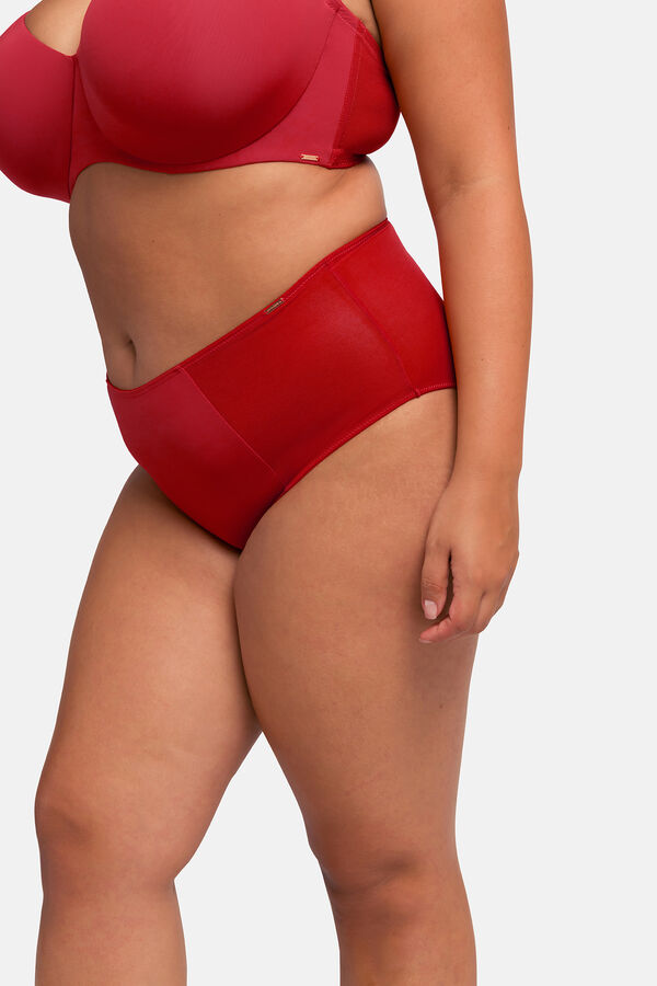Dorina Culotte alta vermelho