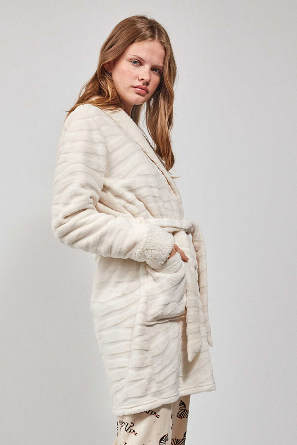Gisela Robe polar bege