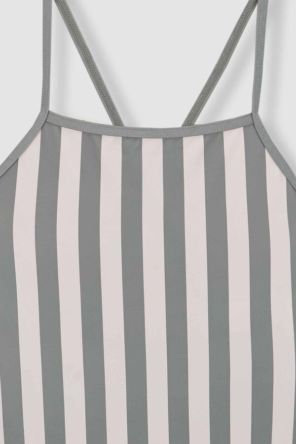 Gocco Bañador de rayas gris gris