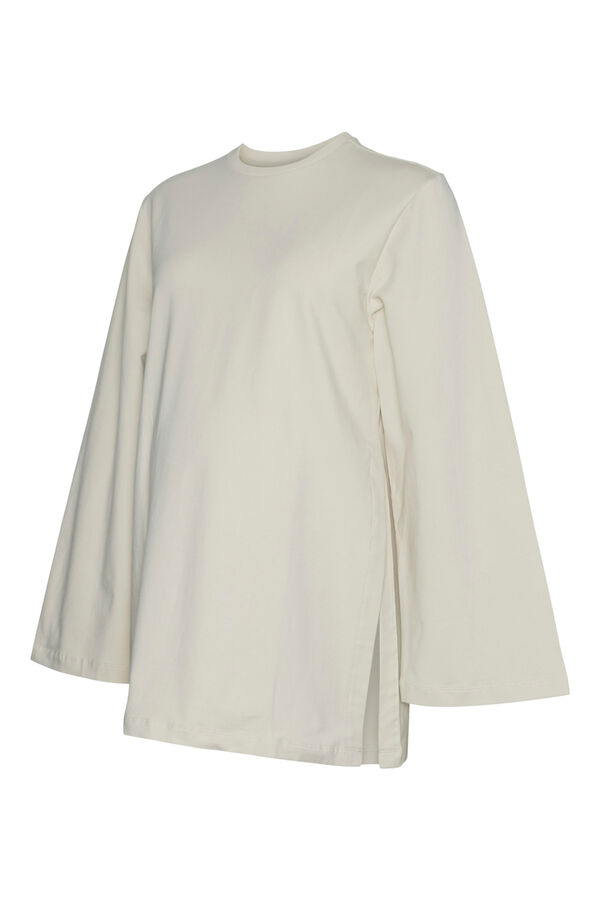 Mamalicious Sudadera de manga larga acampanada maternity y lactancia  gris