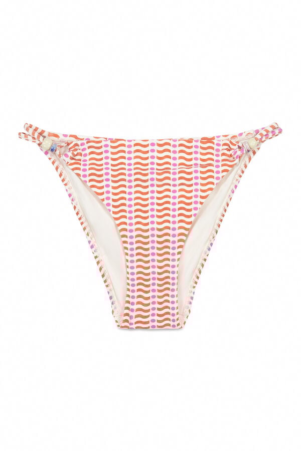 Women'secret Braga bikini clásica estampado geométrico estampado