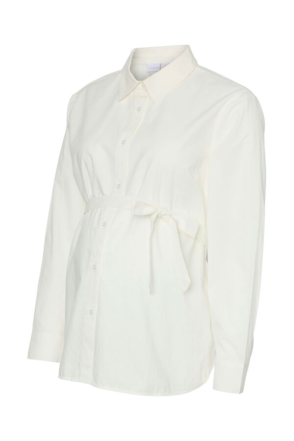 Mamalicious Camisa basica maternity y lactancia  blanco