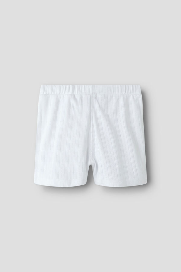 Lmtd Cal&ccedil;&otilde;es de malha rendada com cintura el&aacute;stica branco