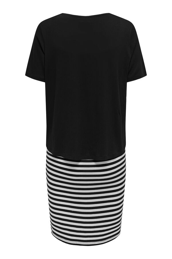 Only Maternity Vestido maternity y lactancia negro