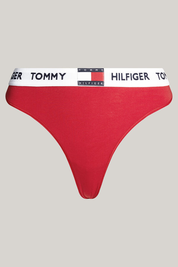 Tommy Jeans Tanga con cinturilla Tommy Hilfiger rojo