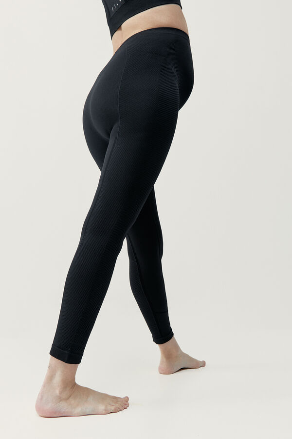 Born Living Yoga Legging Preta Linha Mam&atilde;e preto