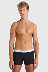 Tommy Hilfiger Pack de 3 boxers con cinturilla de colores negro