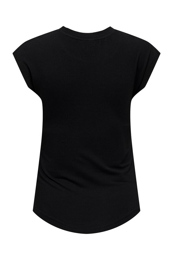 Only Maternity Camiseta premam&aacute; de mangas murci&eacute;lago color negro negro