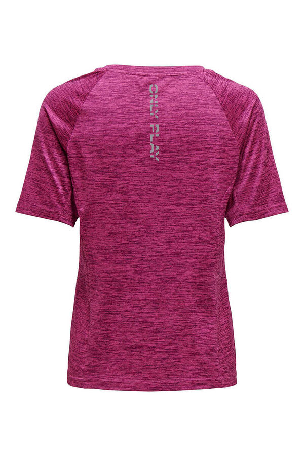 Only Play Camiseta manga corta deportiva slim fit rosa