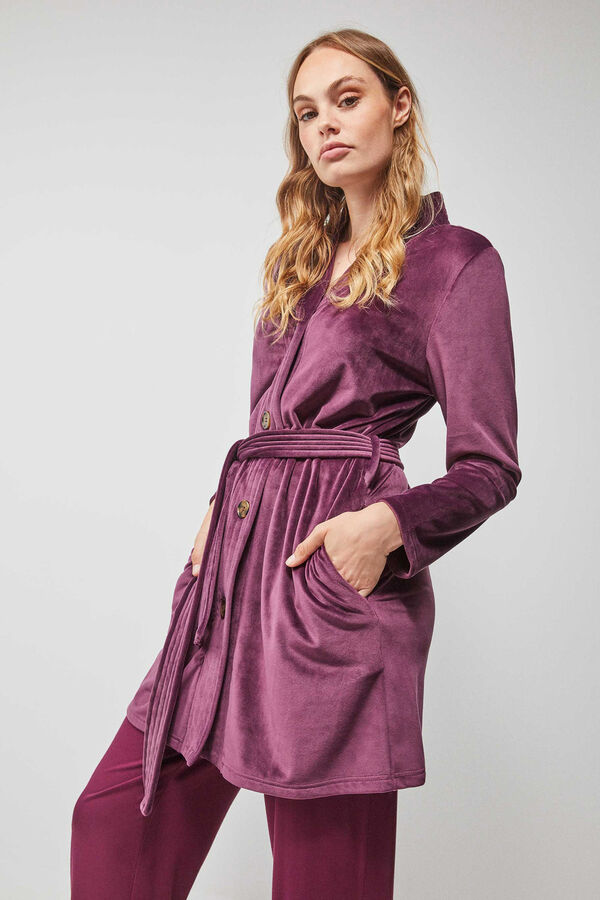 Gisela Bata polar burdeos