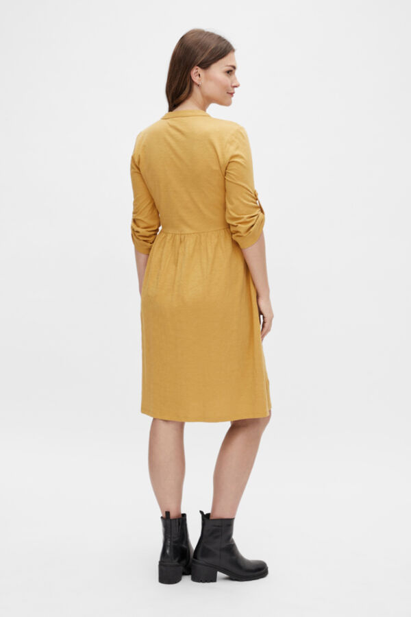 Mamalicious Vestido midi maternity estampado