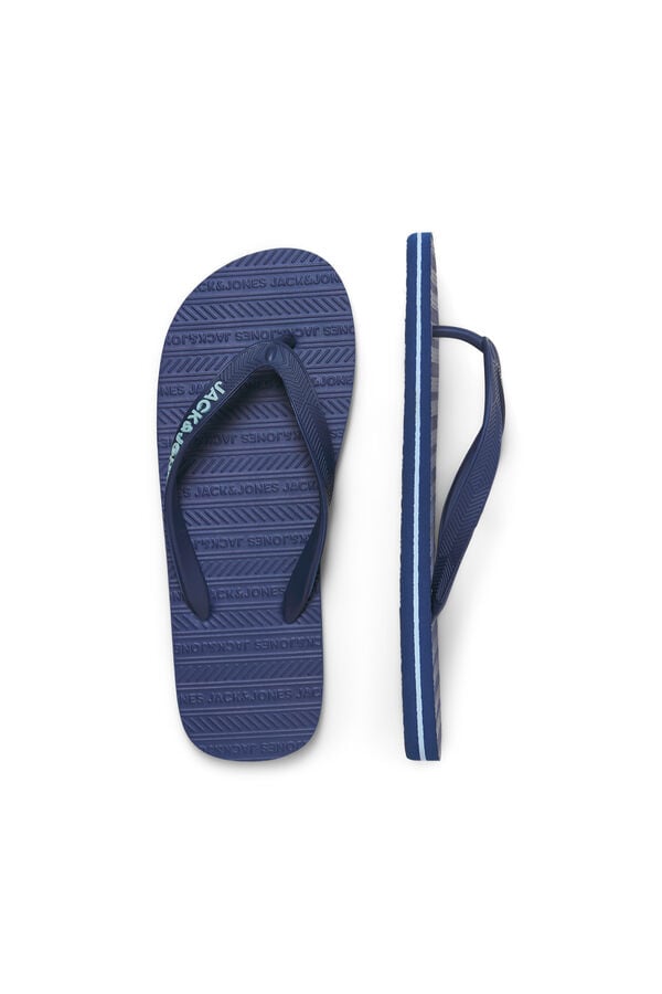 Jack & Jones Chanclas de dedo goma azul