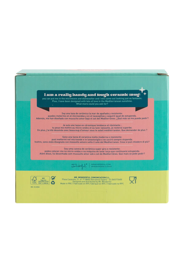 Mr. Wonderful Taza - Lo haces cada vez mejor estampado