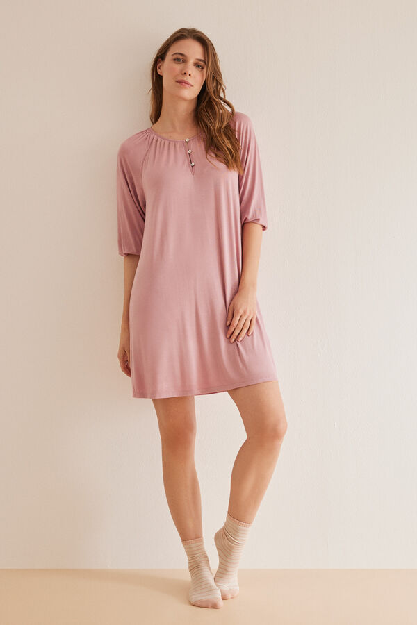 Women'secret Camis&oacute;n corto rosa Ecovero&trade;  rosa