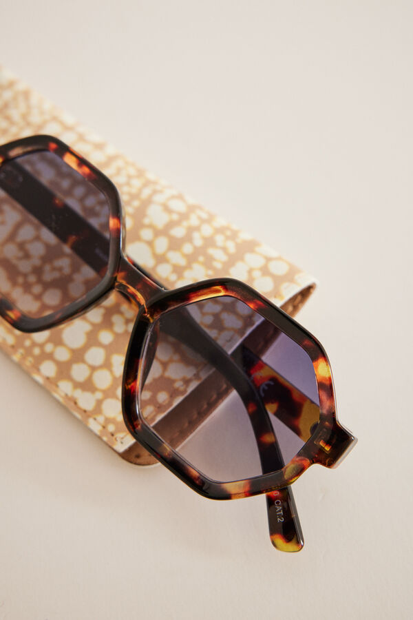 Women'secret Gafas de sol carey funda estampada estampado