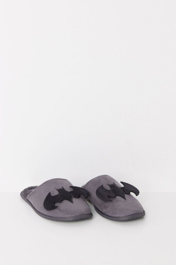 Women'secret Chinelos masculinos do Batman 3D cinzento