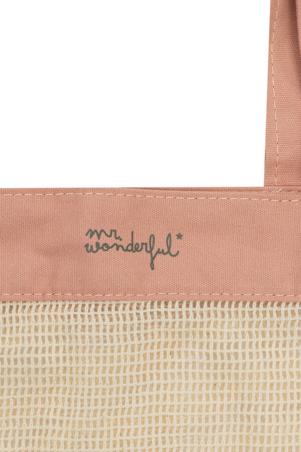Mr. Wonderful Bolsa de tela estampado