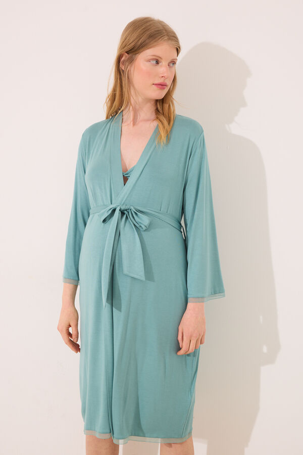 Women'secret Maternity robe verde &aacute;gua para gestante verde