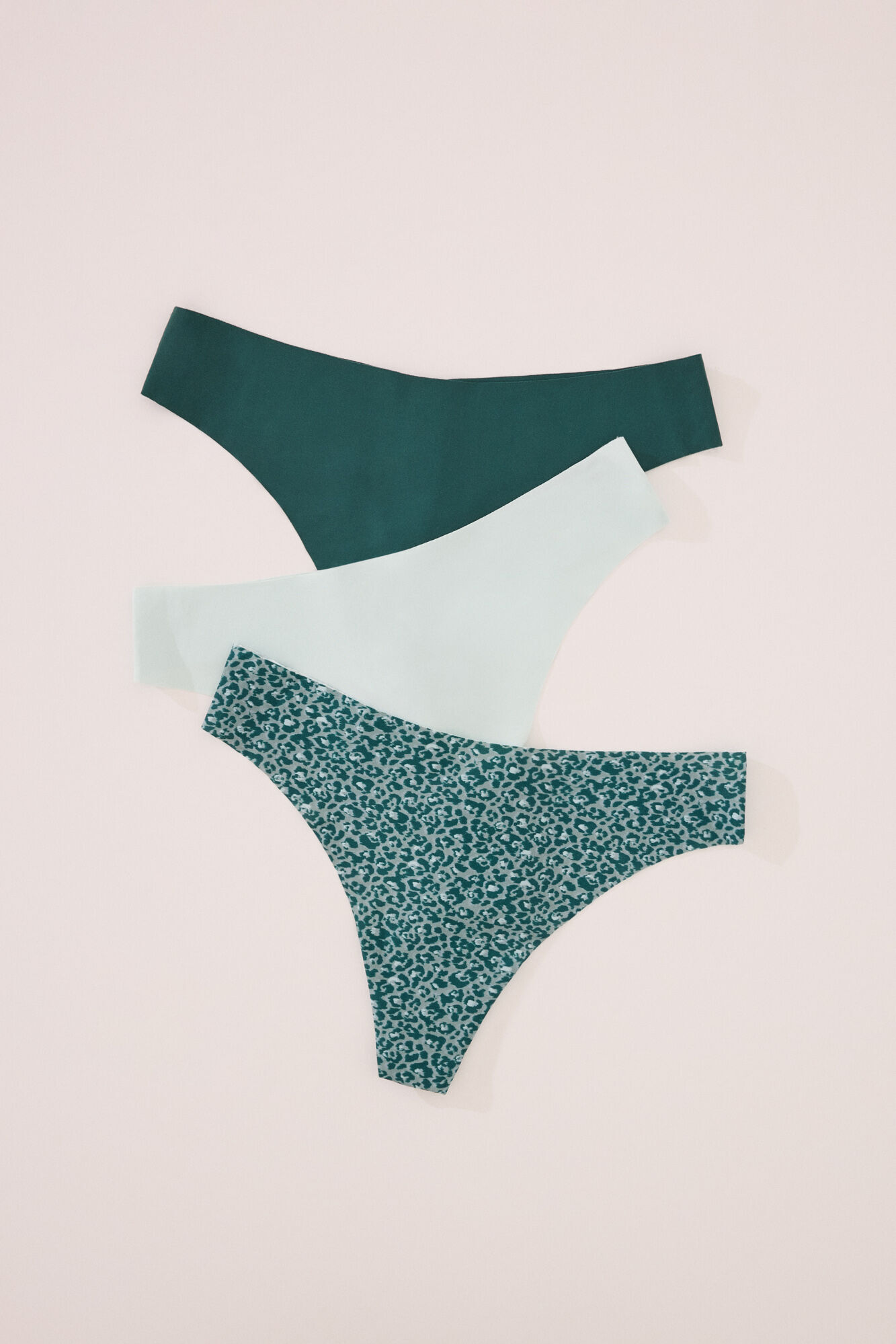 Women'secret Pacote de 3 tangas de microfibra