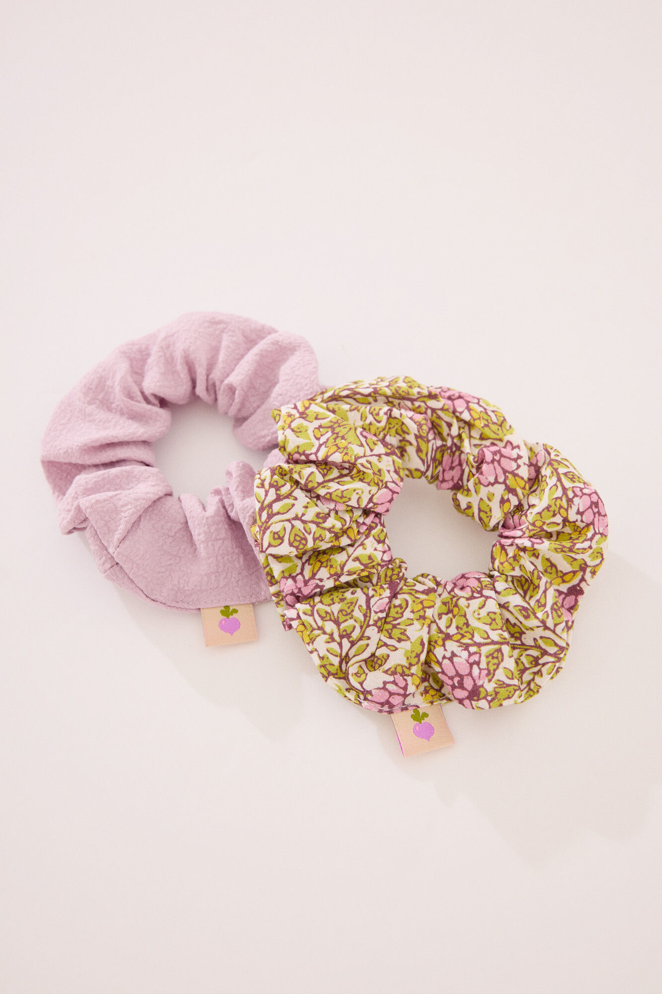 Women'secret Pack de 2 scrunchies rosa e estampado