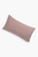 Calma House Funda de cojín Lino Rosa 30x60 cm. rosa