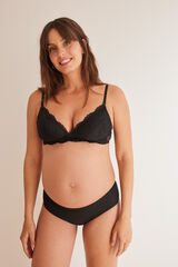 Women'secret Sujetador lactancia 'maternity' triangular encaje negro negro