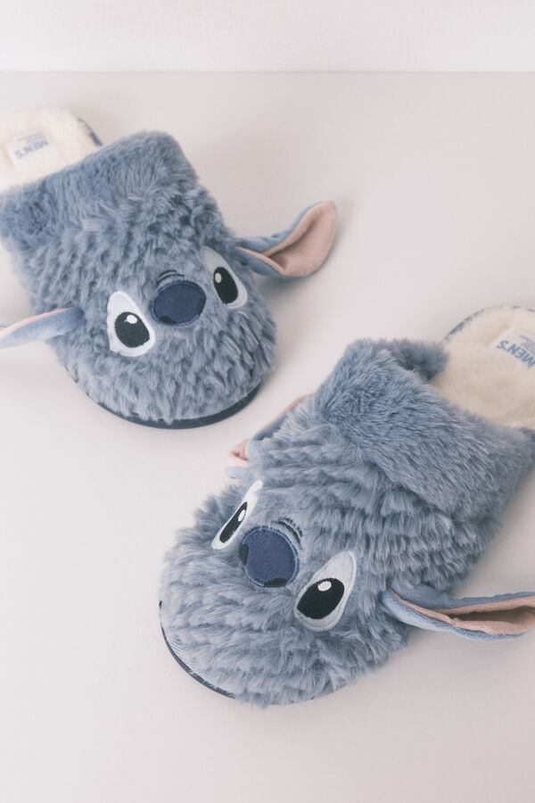 Women'secret Chinelos de quarto 3D Stitch azul