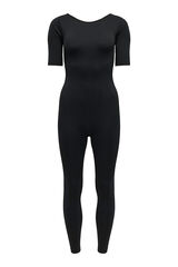 Only Play Mono negro de manga corta, sin costuras y detalle tiras en la espalda negro