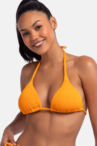 Dorina Top de bikini triangular naranja