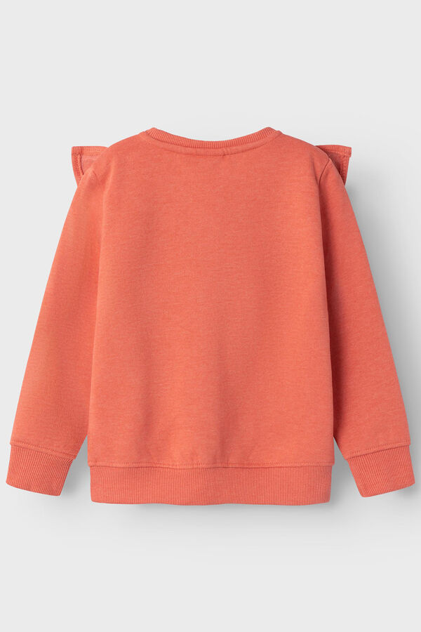 Name it Sudadera ni&ntilde;a con detalle    naranja
