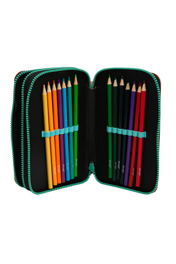 Mr. Wonderful Estojo 2 compartimentos estampado