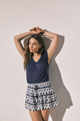 Women'secret Camiseta sin mangas azul azul