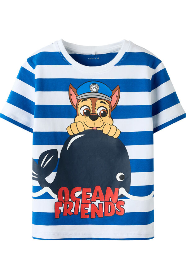 Name it T-shirt Patrulha Pata azul