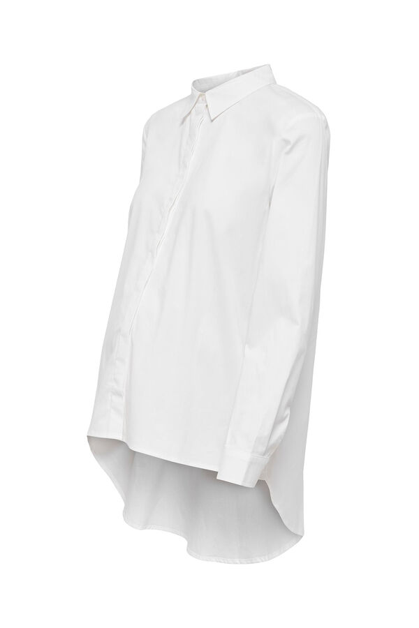 Only Maternity Camisa oversize maternity blanco