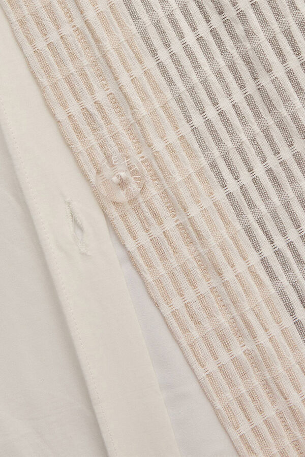 Textura Capa de edredom texturizada cinzento