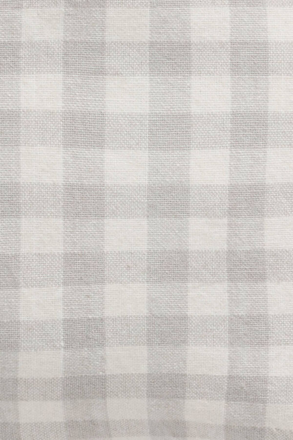 Textura Bolsa cuadros vichy gris