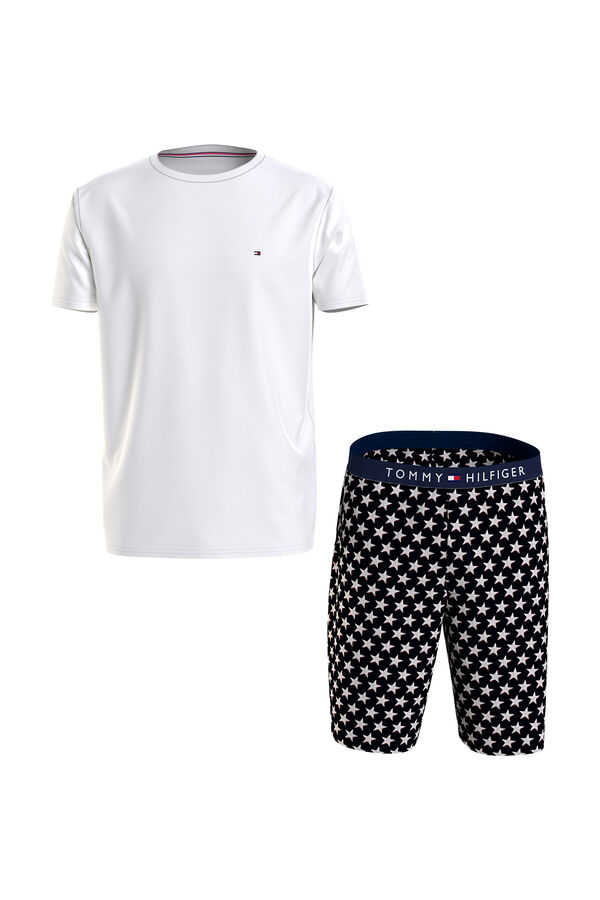 Tommy Hilfiger Pijama corto pantal&oacute;n estrellas estampado