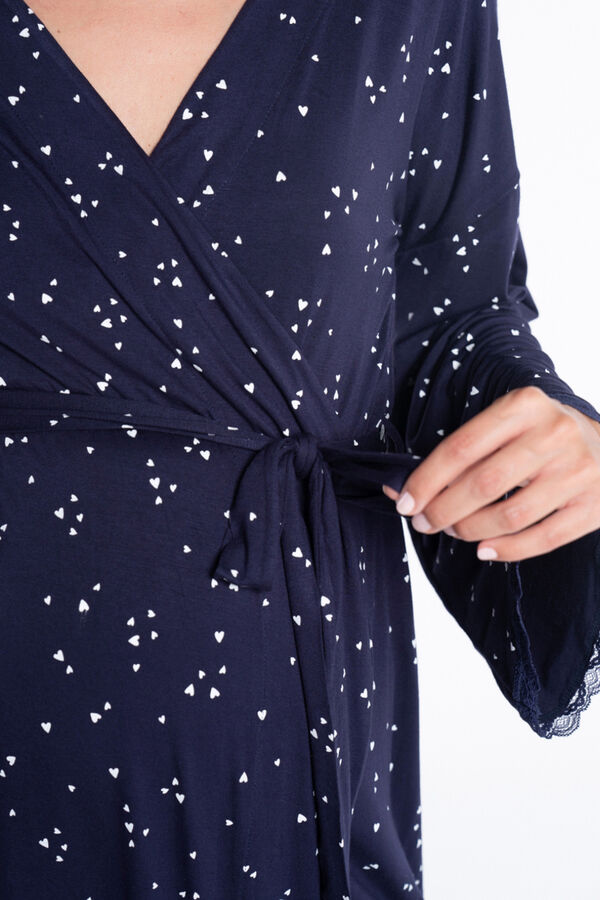 Ohma! Pr&eacute;-Mam&atilde; com estampado tie-dye azul