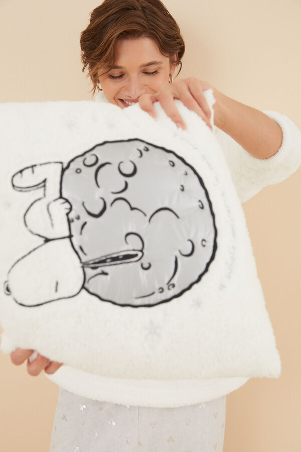 Women'secret Coj&iacute;n Snoopy luna marfil