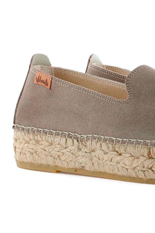 Vidorreta Slipper plataforma de yute cru