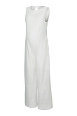 Mamalicious Mono con calados maternity blanco