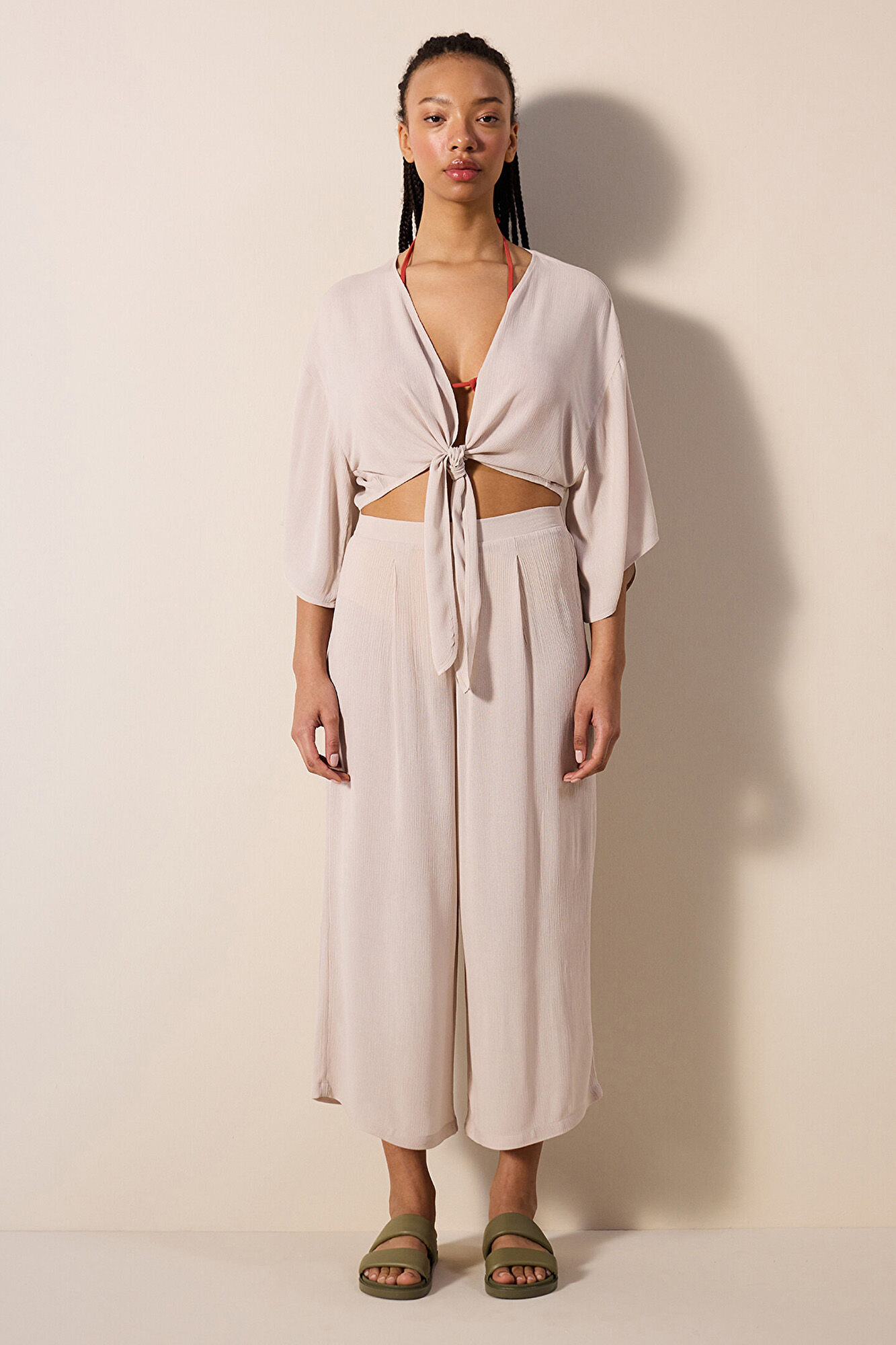 Penti Vestido de praia bege