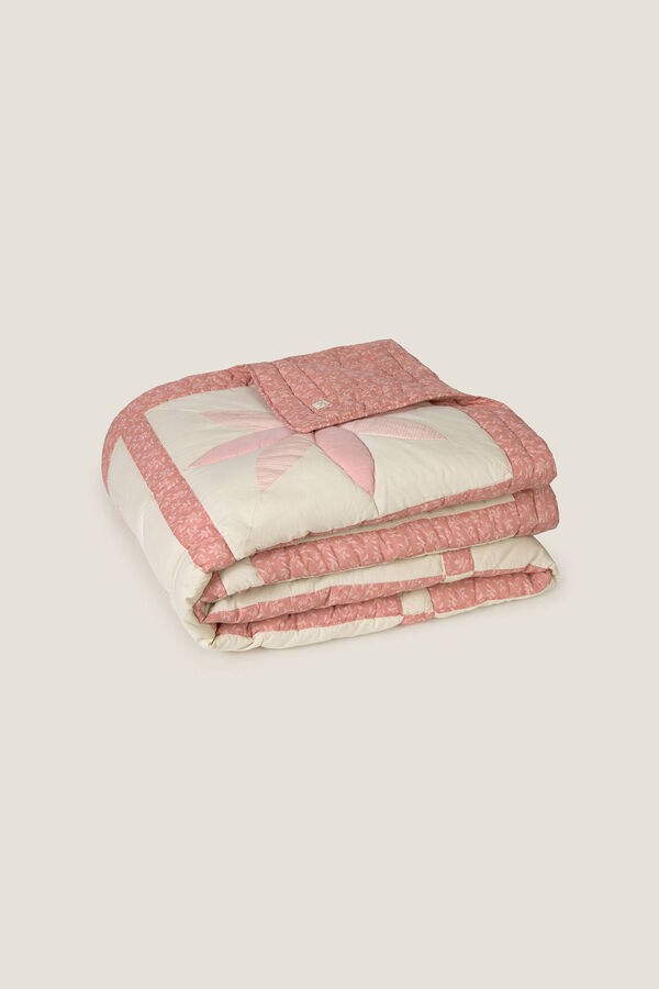 Textura Colcha de retalhos tradicional rosa