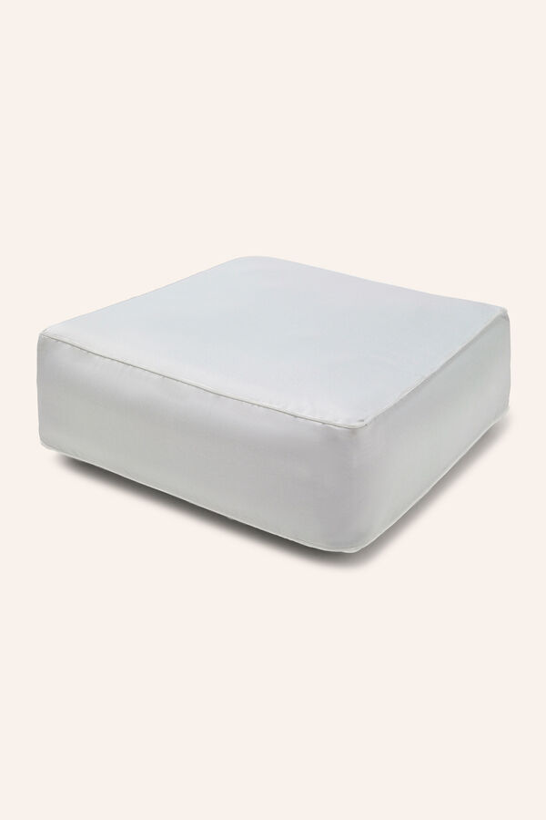 Calma House Puff inflable Cloud 70x70x23 Cru estampado