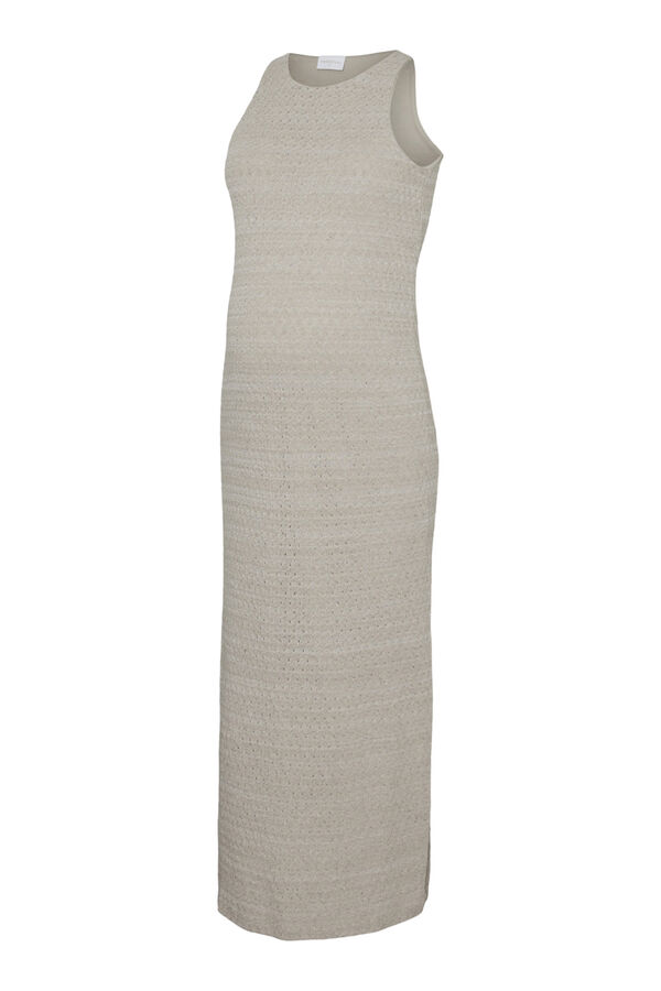 Mamalicious Macacão de alças 7/8 maternity bege