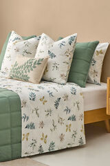 Textura Folhas de algod&atilde;o no galho verde