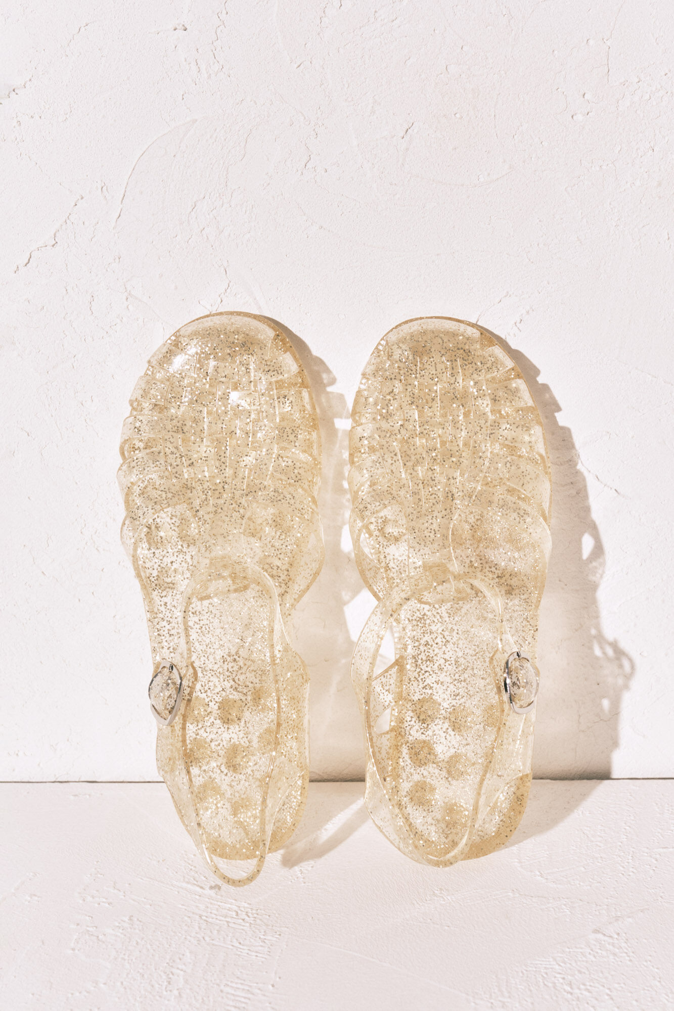 Women'secret Sand&aacute;lias jelly douradas
