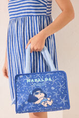 Women'secret Bolso grande Mafalda azul azul